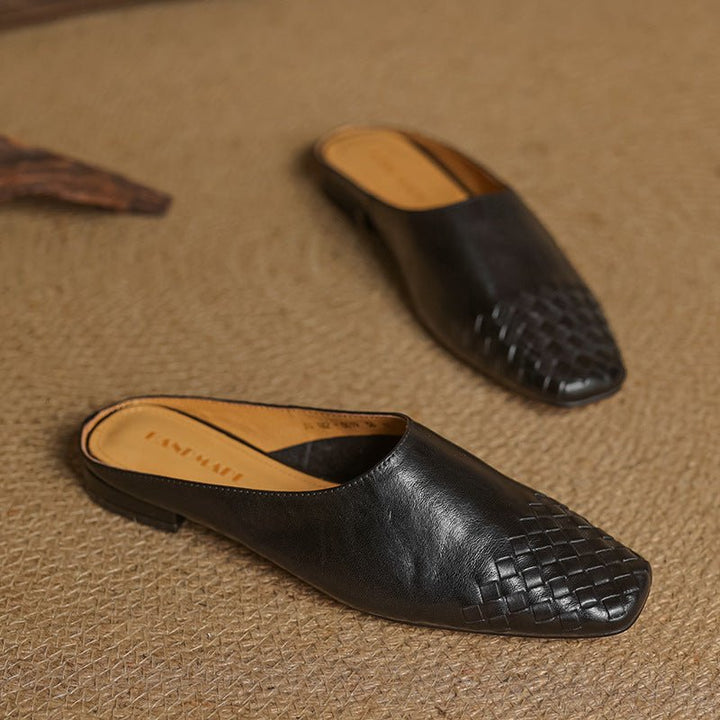 Harper | Mules eleganti e comode in pelle intrecciata