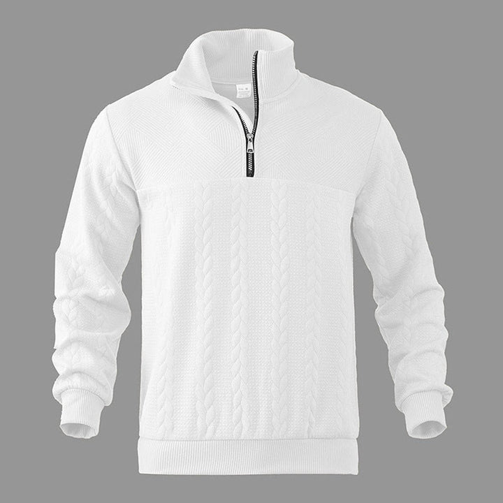 Andreas | Knit Sweater – Stylish Quarter-Zip Design for Men