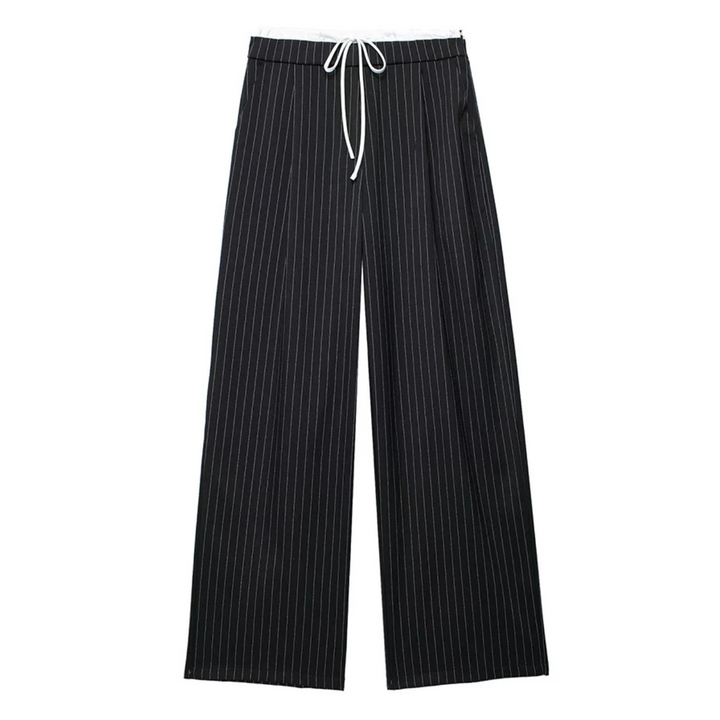 Emma | Pantaloni casual e dalla vestibilità rilassata a gamba larga
