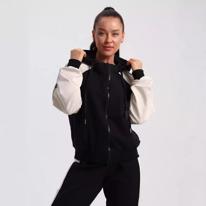 Druva | Hooded Tracksuit – Comfortable Cotton Blend Set for Women