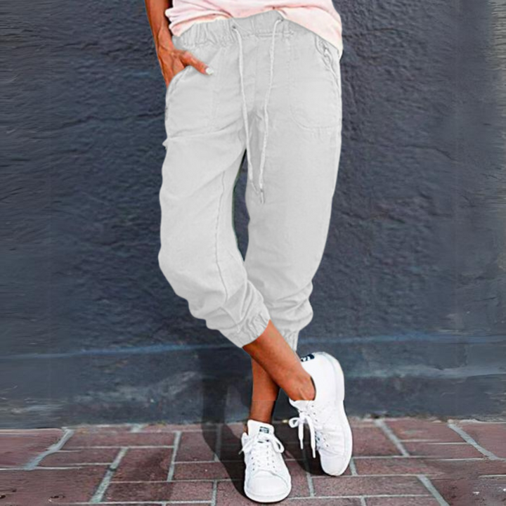 Chloe | Pantaloni cargo utility chic e versatili con coulisse
