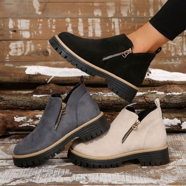 Sienna | Bottines chic à plateforme et semelle épaisse