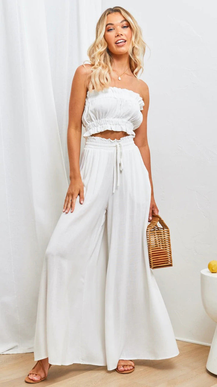 Luna | Pantaloni palazzo estivi, leggeri e di stile