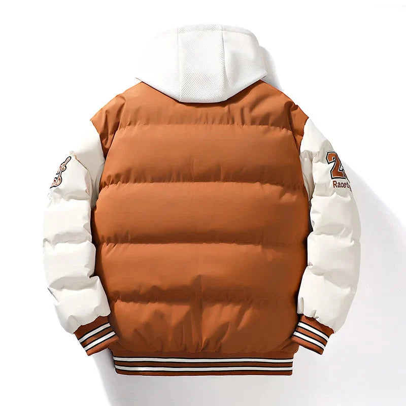Raven | Hooded Puffer Jacket – Modern Urban Style for Men