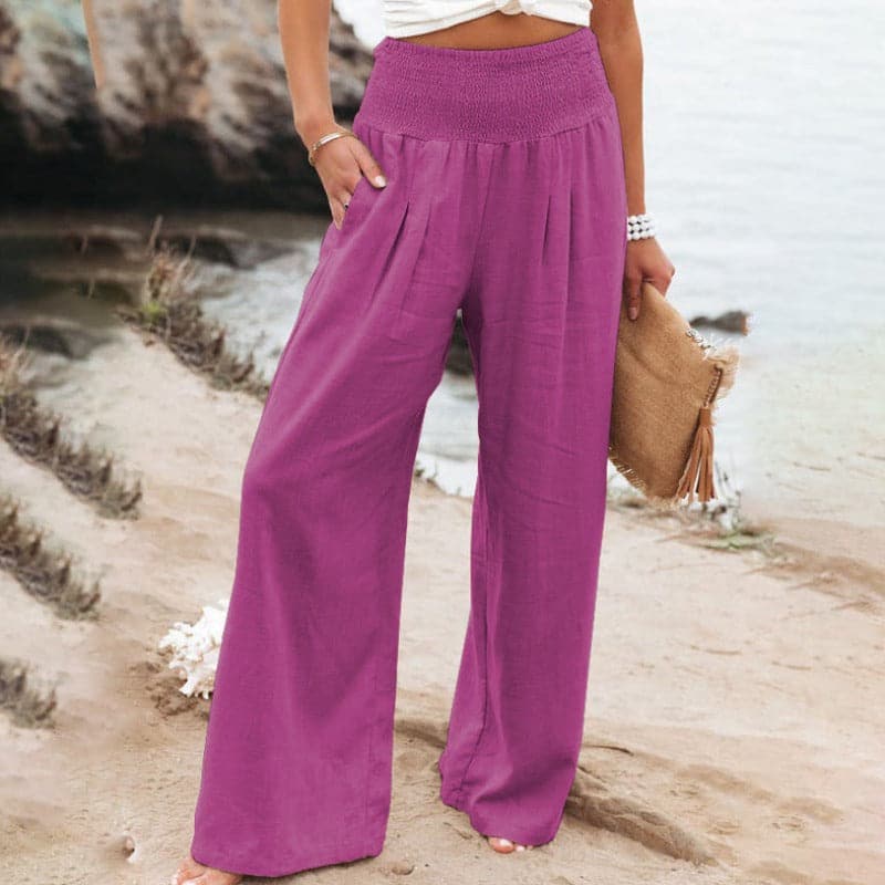 Olivia | Pantaloni estivi chic e versatili a gamba larga
