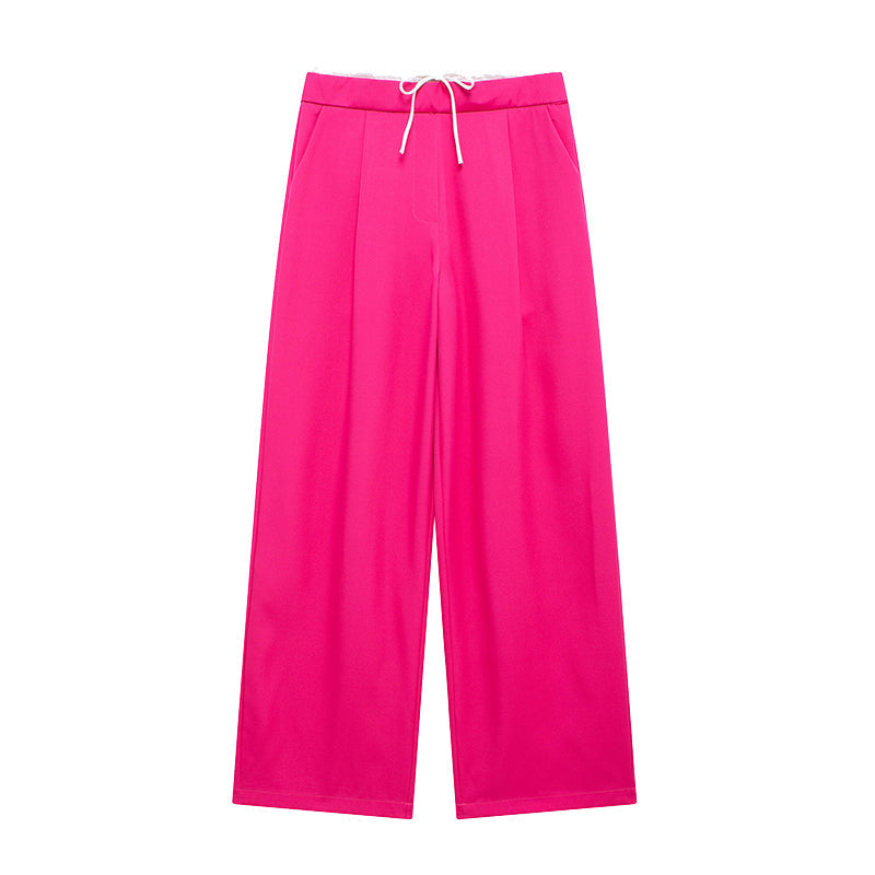 Emma | Pantaloni casual e dalla vestibilità rilassata a gamba larga