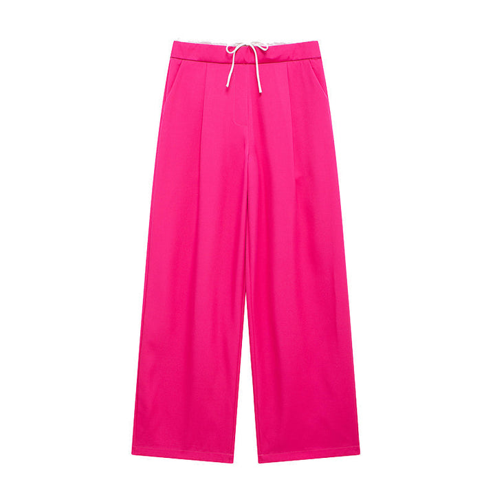 Emma | Pantaloni casual e dalla vestibilità rilassata a gamba larga
