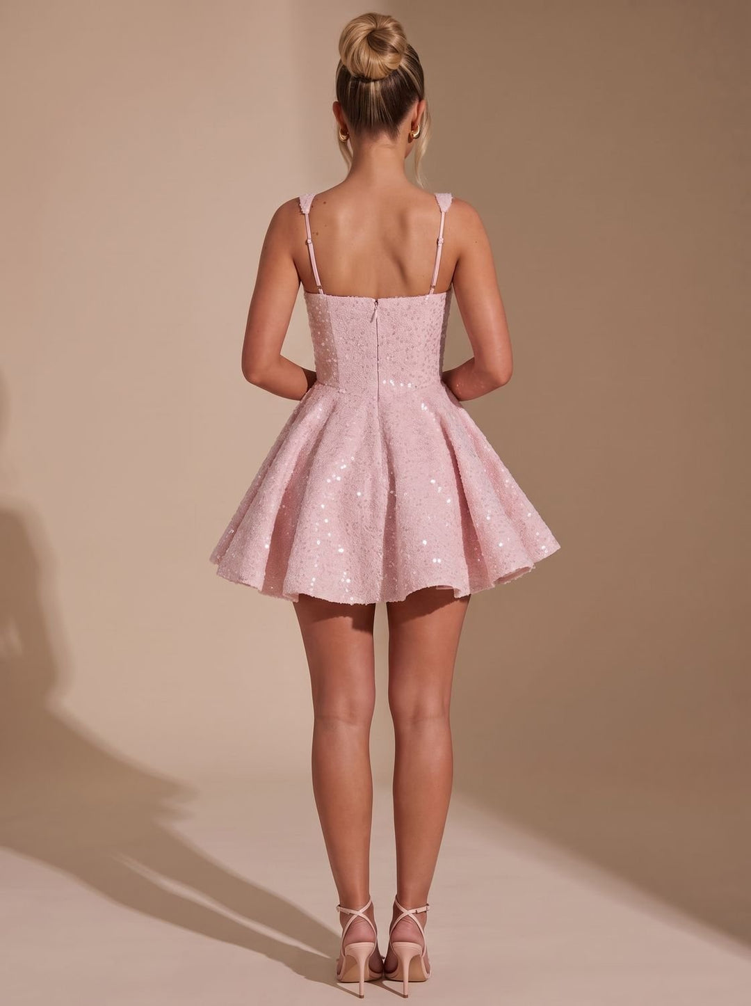 Victoria | Sequin Fit-and-Flare Christmas Party Dress – Bold Style for Women