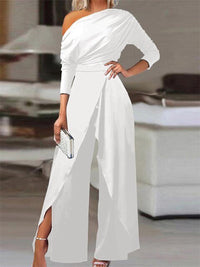 Juliette | Sophisticated And Flattering Off-Shoulder Wide-Leg Jumpsuit