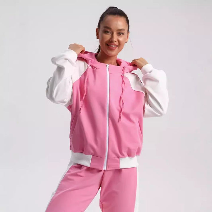 Druva | Hooded Tracksuit – Comfortable Cotton Blend Set for Women