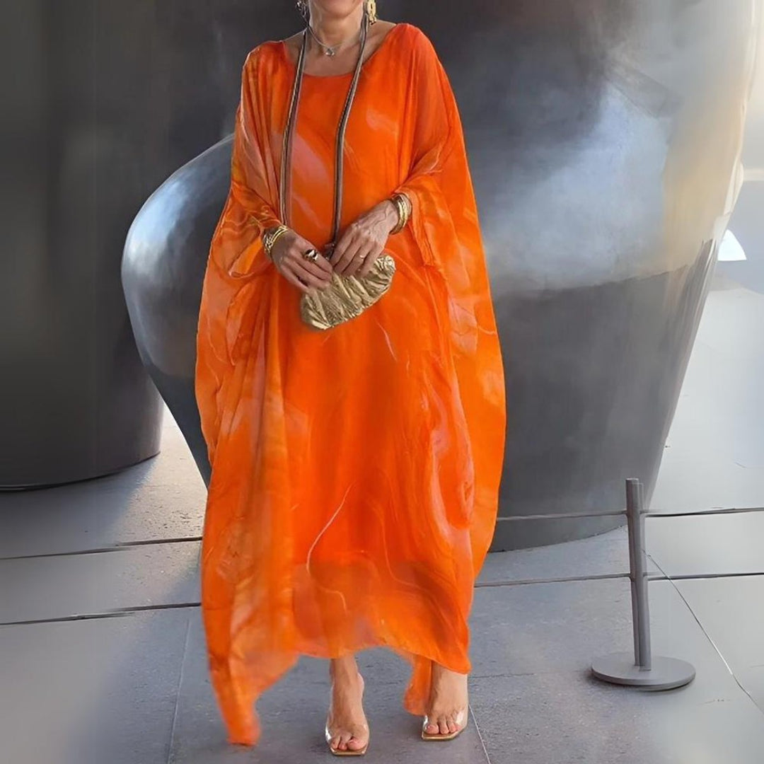 Jessica | Robe longue gracieuse à manches longues