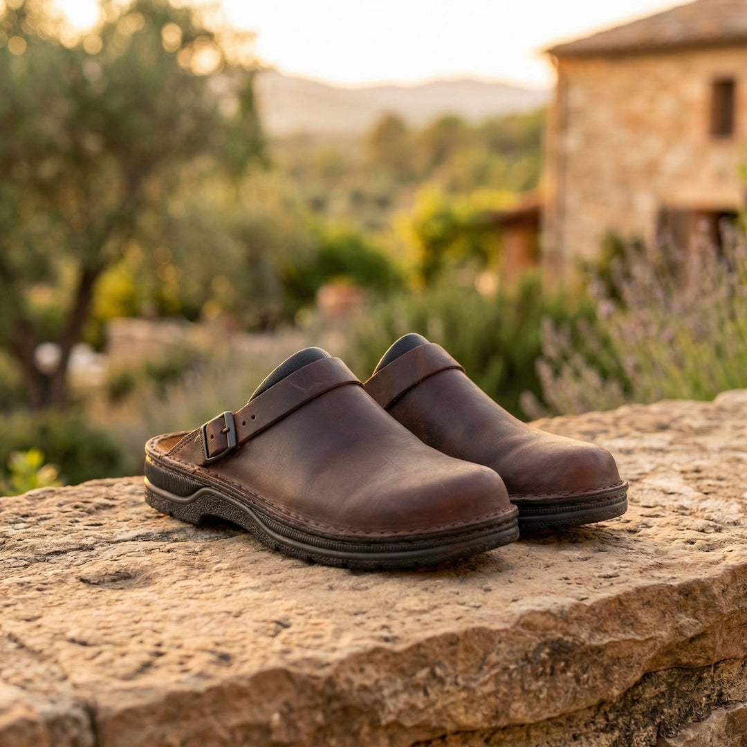 Harper | Slip-On Leather Clogs for Women