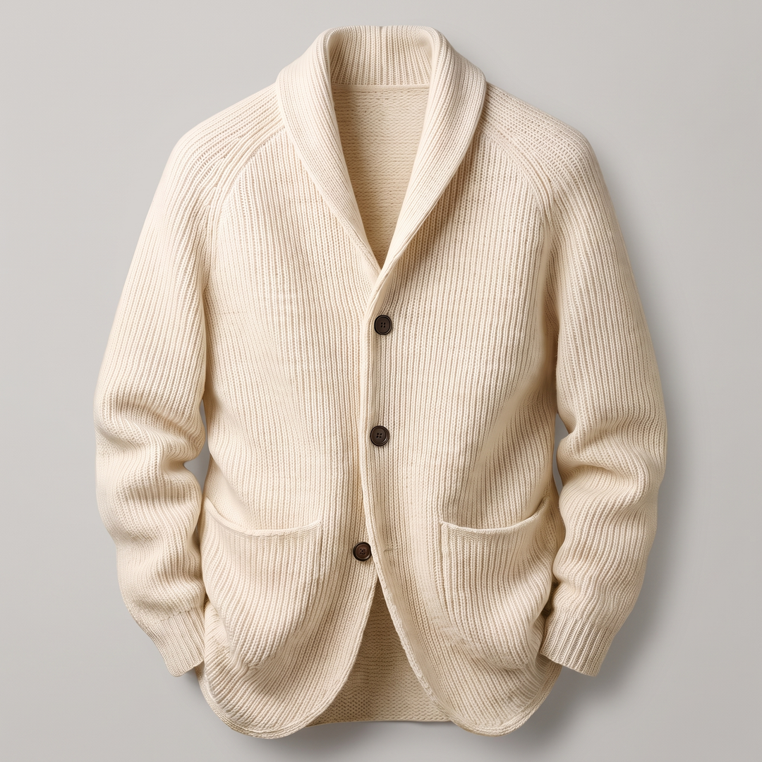 Ravine | Ribbed Knit Blazer – Versatile Smart-Casual Style for Men