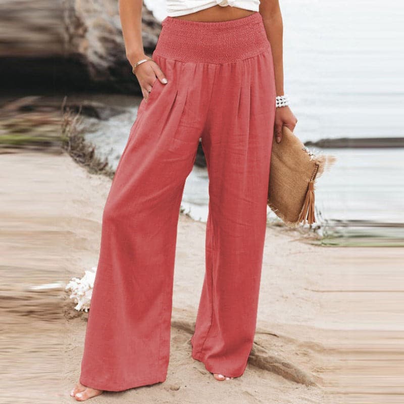 Olivia | Pantaloni estivi chic e versatili a gamba larga