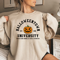 Brooke | Collegiate Halloweentown Logo Halloween Sweatshirt
