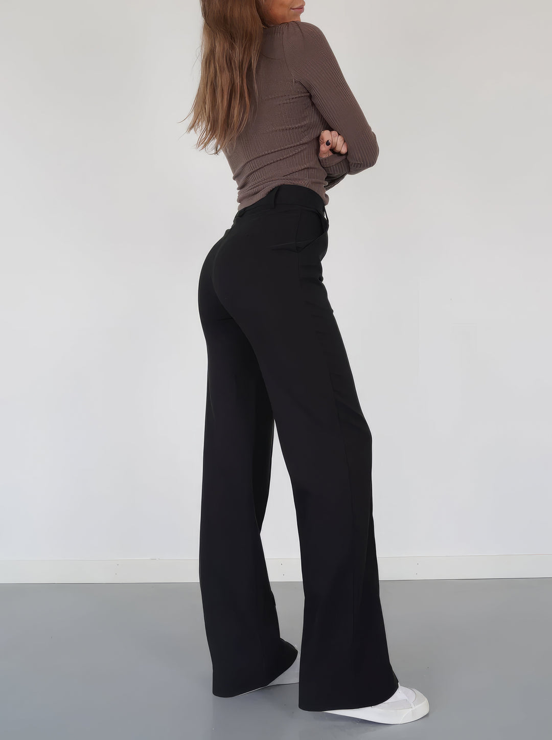 Emma | Pantaloni da tutti i giorni senza tempo e dalla vestibilità rilassata a gamba larga