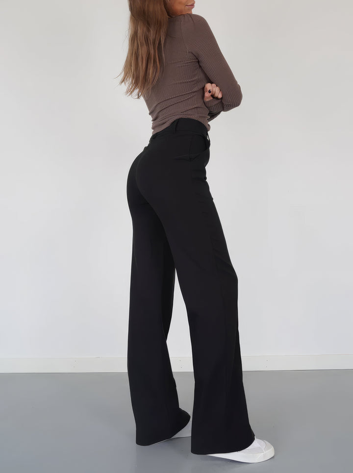 Emma | Pantaloni da tutti i giorni senza tempo e dalla vestibilità rilassata a gamba larga