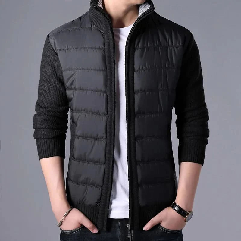 Orion | Hybrid Jacket – Lightweight Quilted Shell with Knit Sleeves