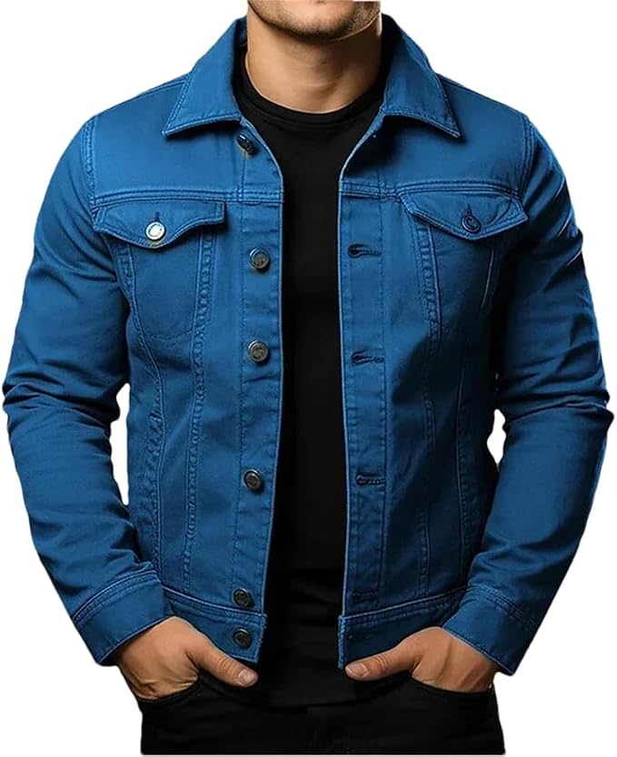 Gabriel | Classica Giacca di Jeans Elegante