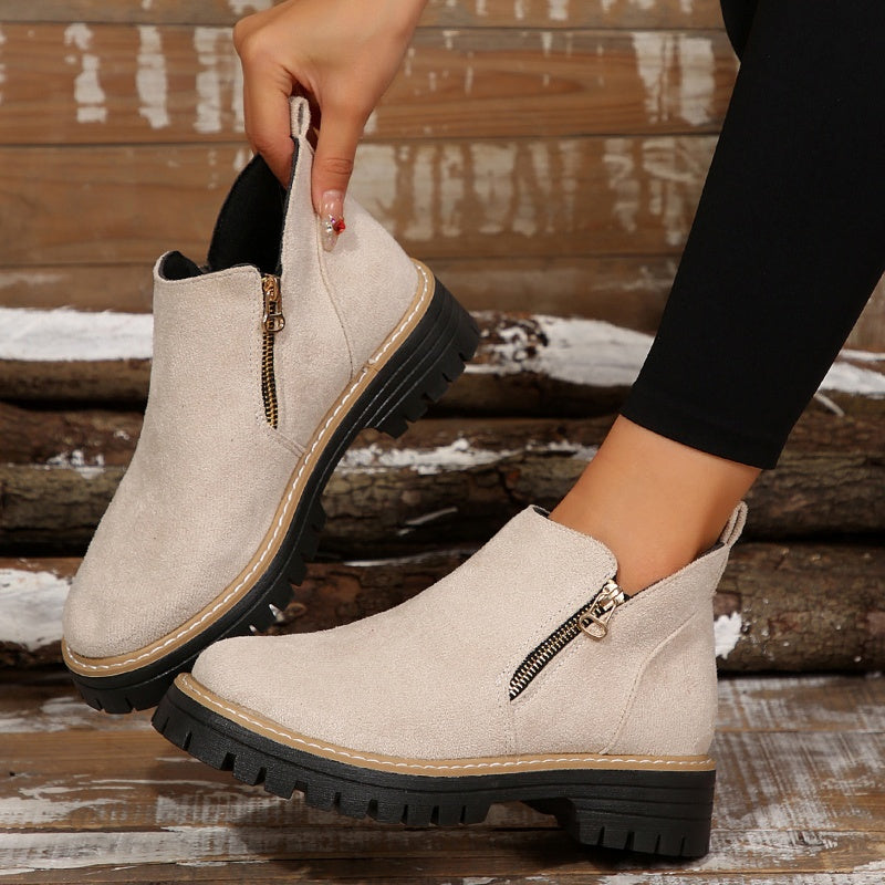 Sienna | Bottines chic à plateforme et semelle épaisse