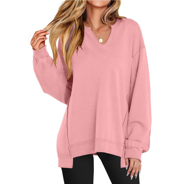 Nora | Top tunica oversize dalla vestibilità rilassata e sofisticata con scollo a V