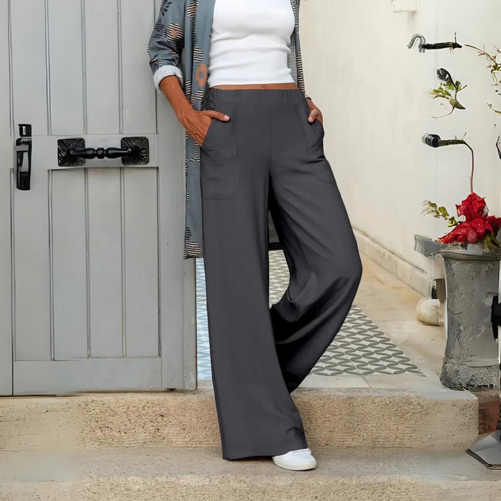 Elizabeth | Pantaloni da donna caldi e dalla vestibilità rilassata a gamba larga