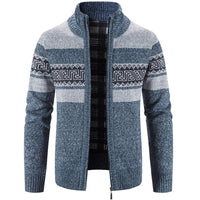 Marco | Veste-pull chaude et confortable en maille à col montant