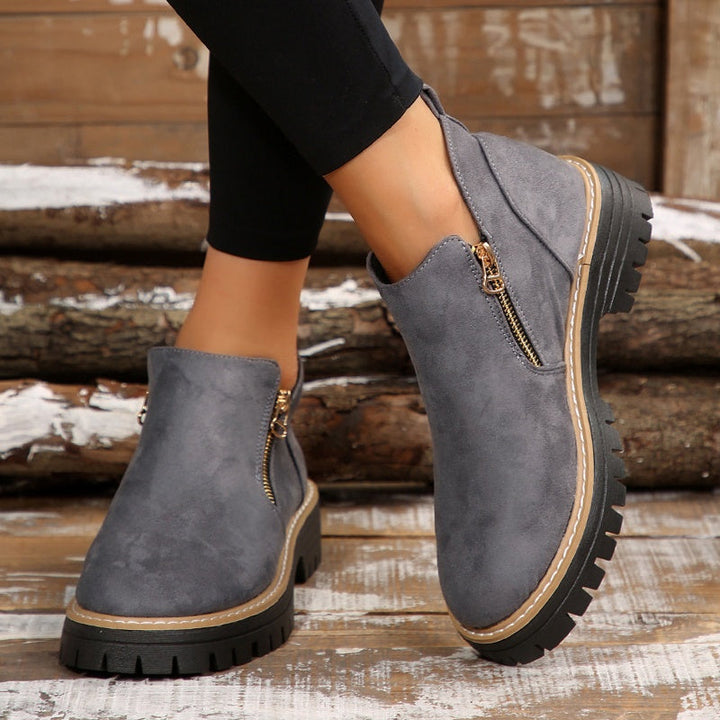 Sienna | Bottines chic à plateforme et semelle épaisse