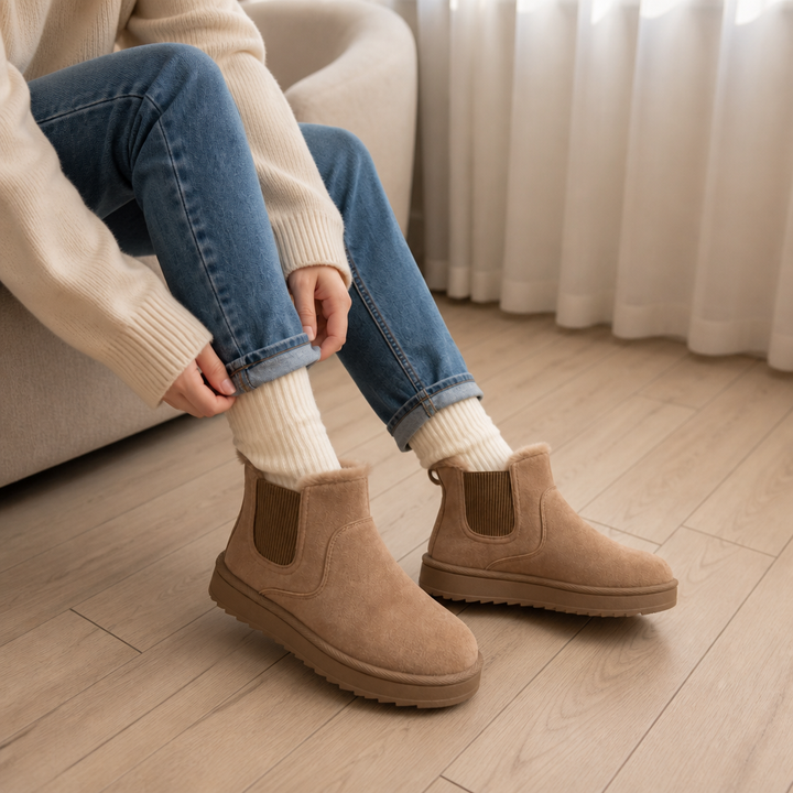 Cozywalk | Fur-Lined Slip-On Winter Boots for Women