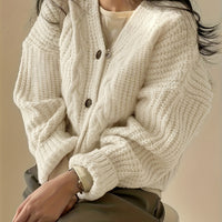 Susanne | Cozy Cable Knit Chunky Cardigan for Everyday Layering