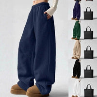 Beatrice | Plush Wide-Leg Fleece Pants for Effortless Everyday Comfort