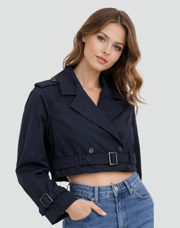 Emma | Trench coat corto sartoriale