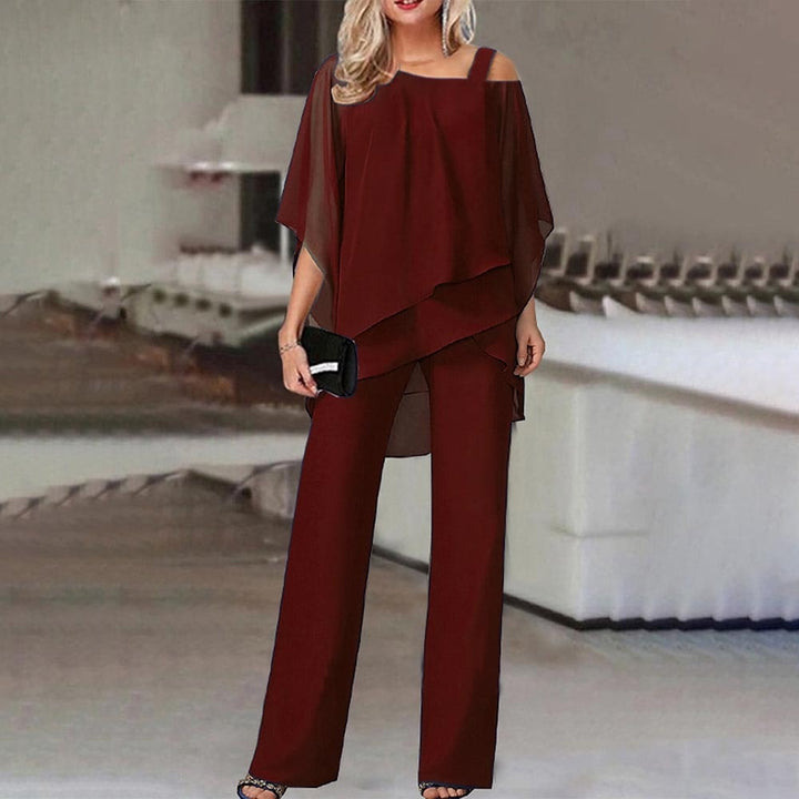 Victoria | Completo elegante e raffinato di due pezzi con spalle scoperte