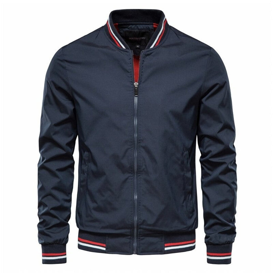 Arthur | Giacca bomber casual con coste a contrasto