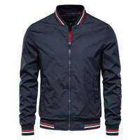 Arthur | Giacca bomber casual con coste a contrasto