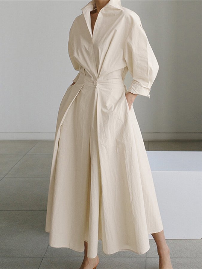 Eden | Midi Dress – Elegant Flowing Style for Women