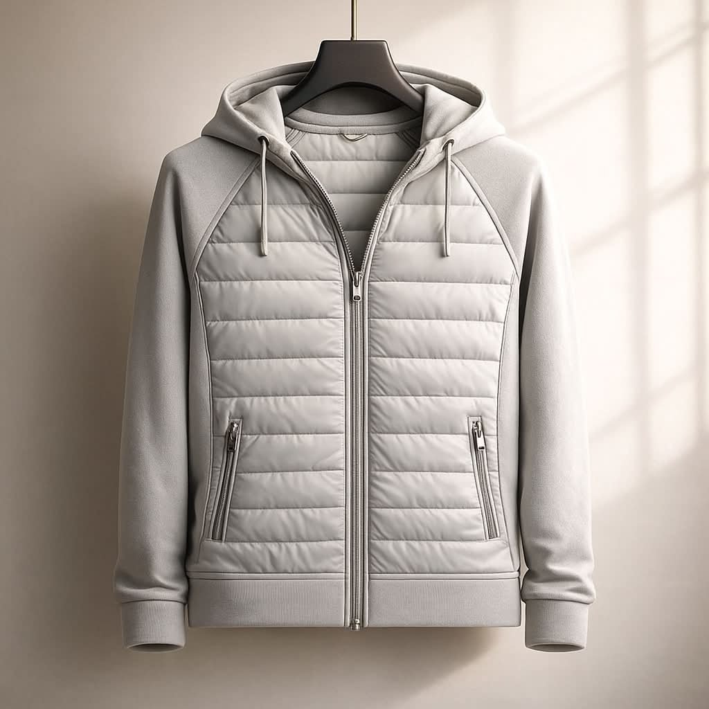 Ridgefield | Zip Hoodie – Comfortable Quilted Style for Men