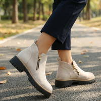 Charlotte | Bottines Chelsea confortables et élégantes en daim