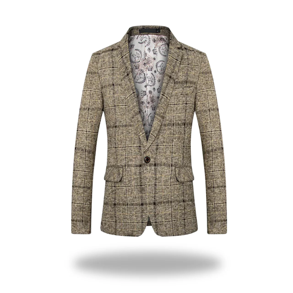 Marco | Blazer – Tailored-Fit Cotton-Polyester Design for Men
