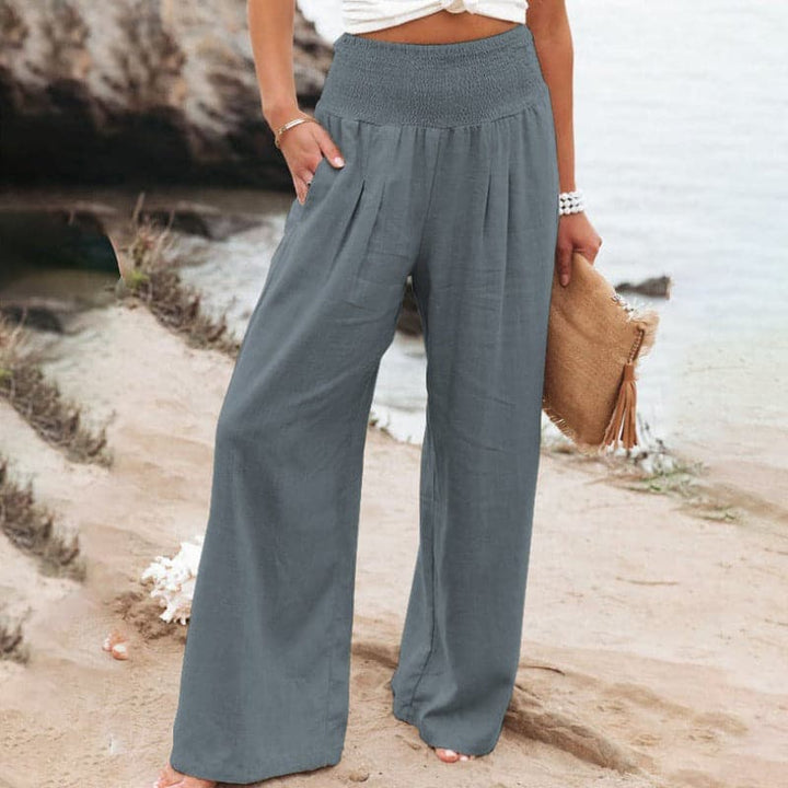Olivia | Pantaloni estivi chic e versatili a gamba larga