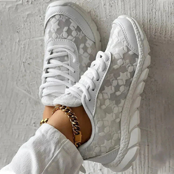 Emily | Sneakers ortopediche traspiranti e sostenitive in mesh, senza lacci