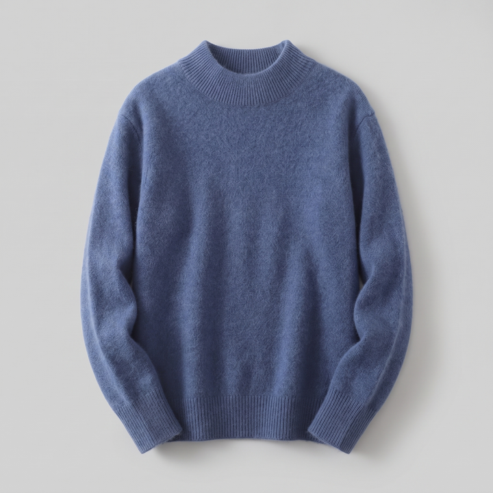 Aria | Cashmere Sweater – Soft Mock Neck Style for Women