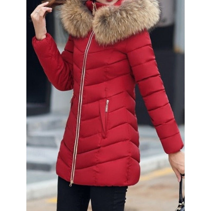 Gwendolyn | Hooded Quilted Winter Parka – Cozy and Flattering