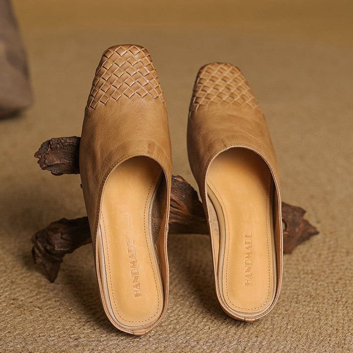 Harper | Mules eleganti e comode in pelle intrecciata
