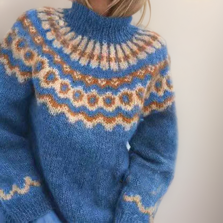 Inge | Turtleneck Sweater – Cozy Chunky Knit Design