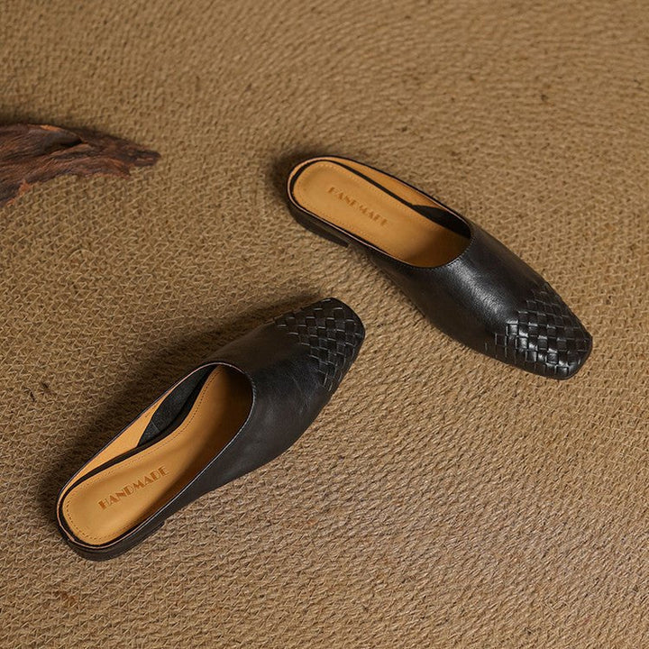 Harper | Mules eleganti e comode in pelle intrecciata