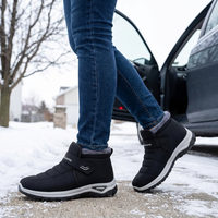 Freya | Bottes de neige d’hiver douillettes, légères, doublées de fourrure et faciles à enfiler