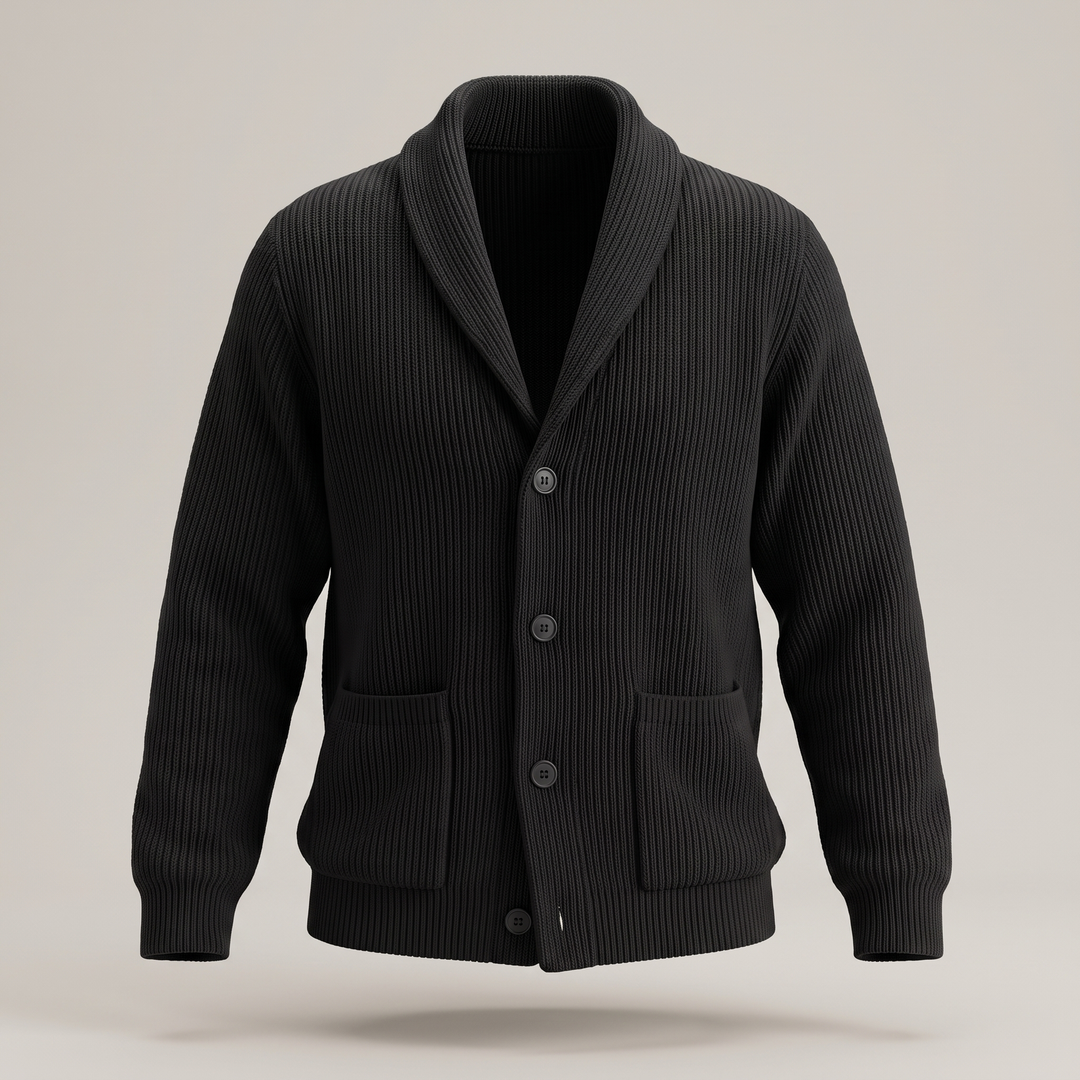 Ravine | Ribbed Knit Blazer – Versatile Smart-Casual Style for Men