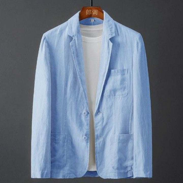 Oliver | Blazer in lino comodo e traspirante