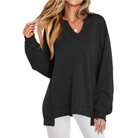 Nora | Top tunica oversize dalla vestibilità rilassata e sofisticata con scollo a V